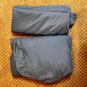 Gray King Sheet Set Microfiber Deep Pocket Flat and Fitted Sheet Luxury